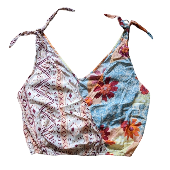 Free People Top Womens Medium Fairy Boho Hippie Cottagecore Festival Lightweight - Picture 4 of 6